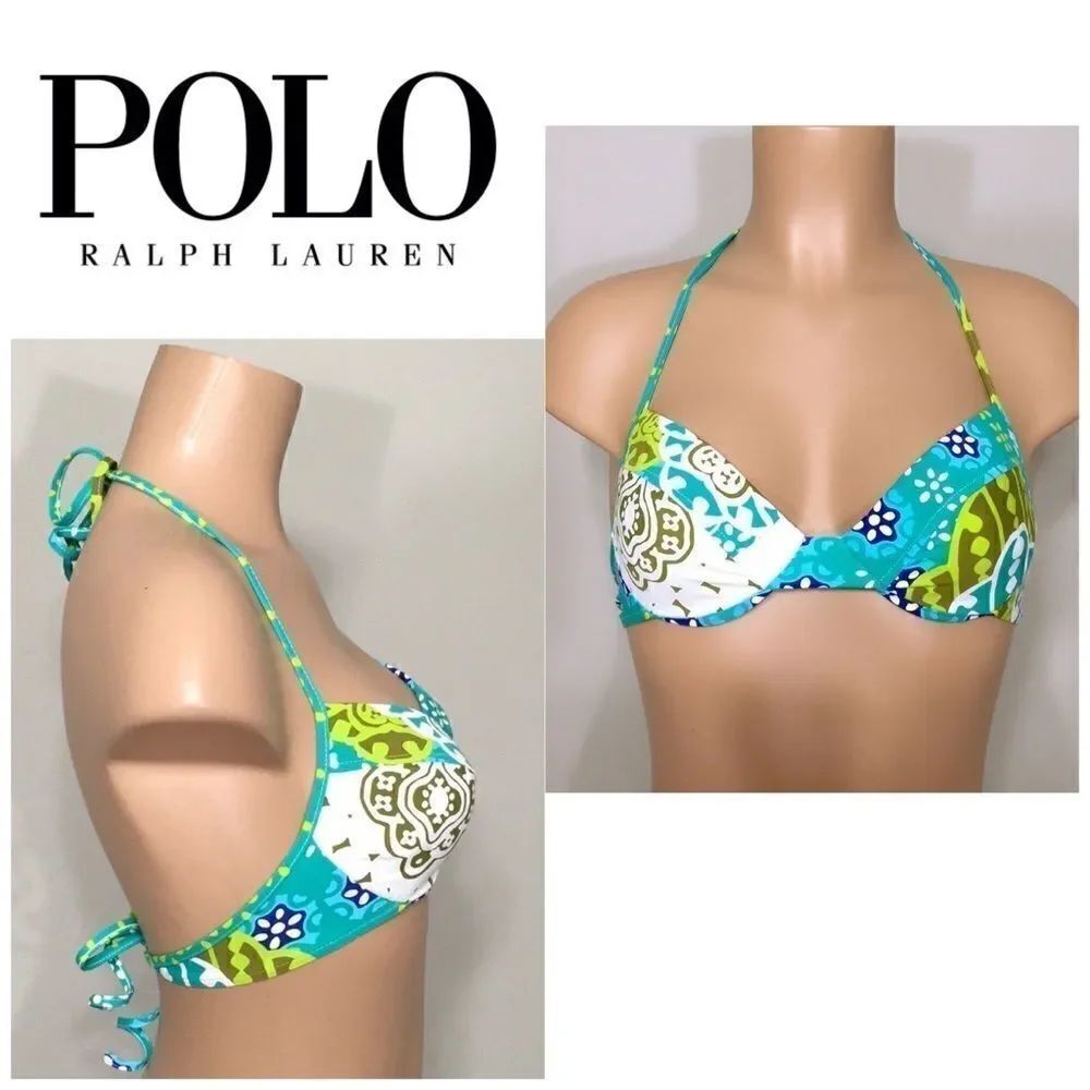 New. Polo bikini top.